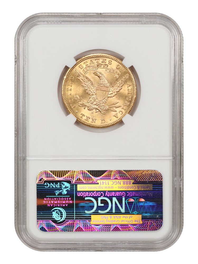 1901-S $10 NGC/CAC MS64+, MS64+ - PCGS Auction Prices 1901-S $10 NGC/CAC MS64+, MS64+ - PCGS Auction Prices