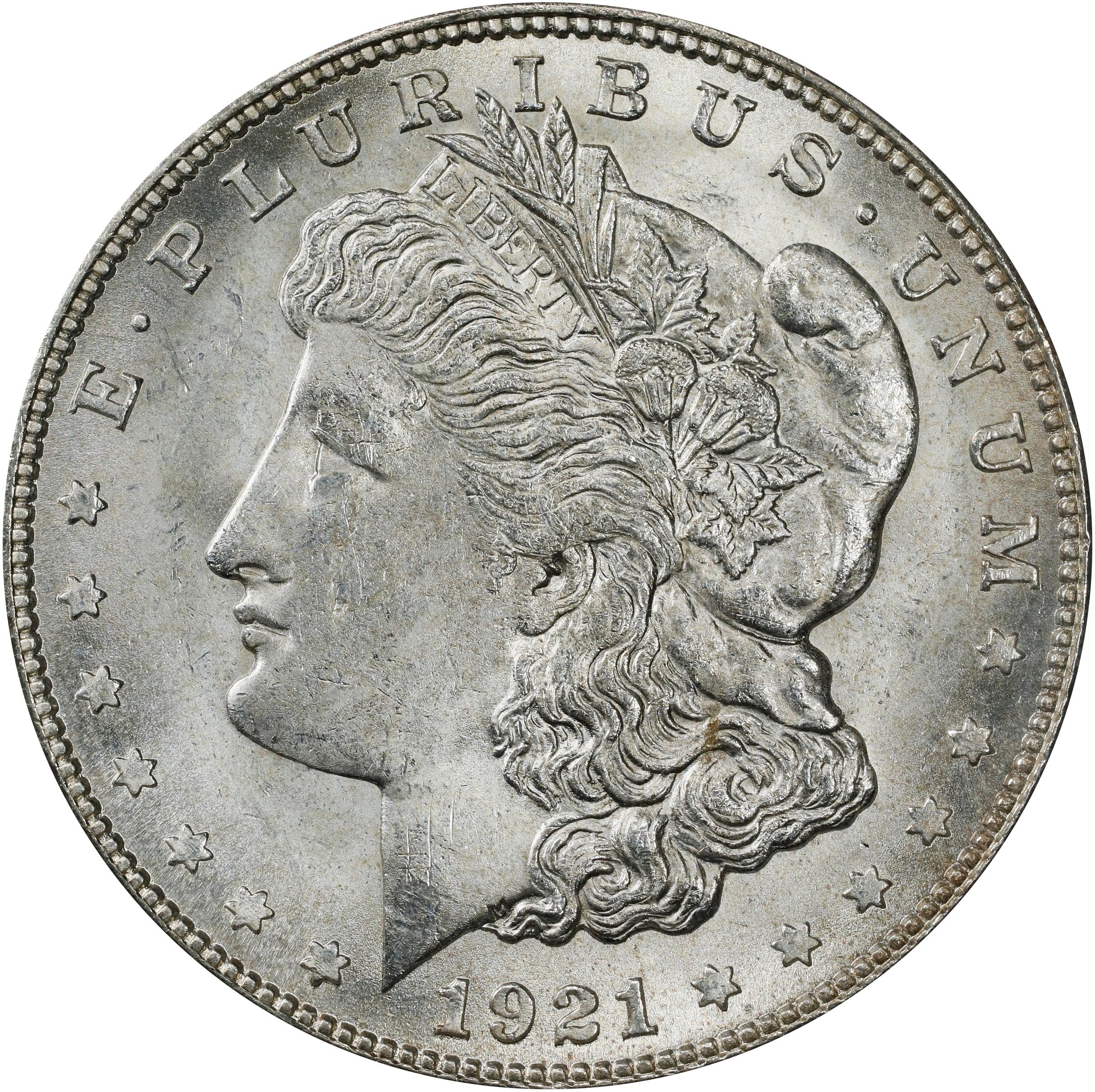 1921-S Morgan Silver Dollar. MS-64 (NGC)., MS64 - PCGS Auction Prices
