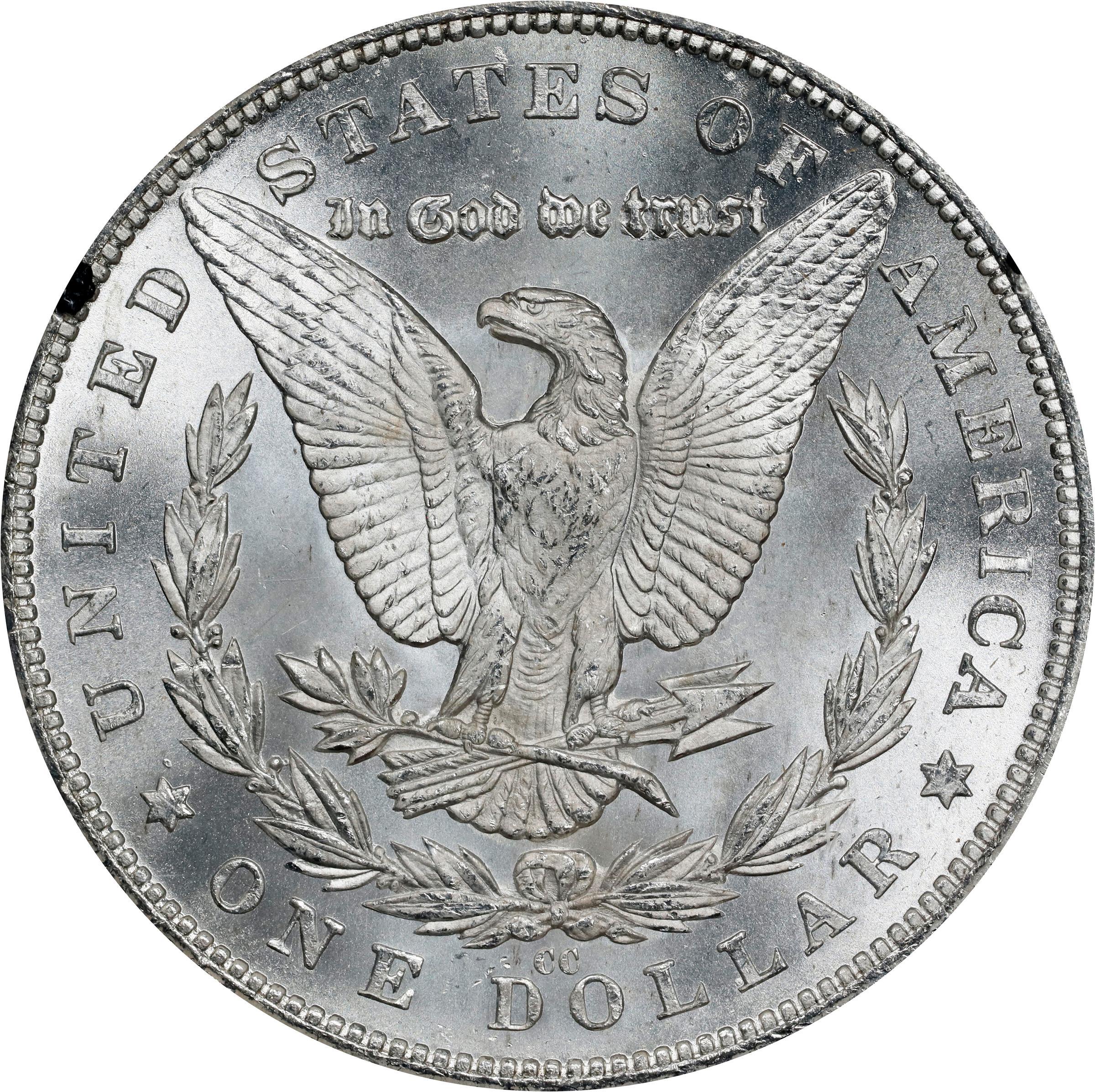 1880-CC GSA Morgan Silver Dollar. MS-62 (NGC). CAC., MS62 - PCGS