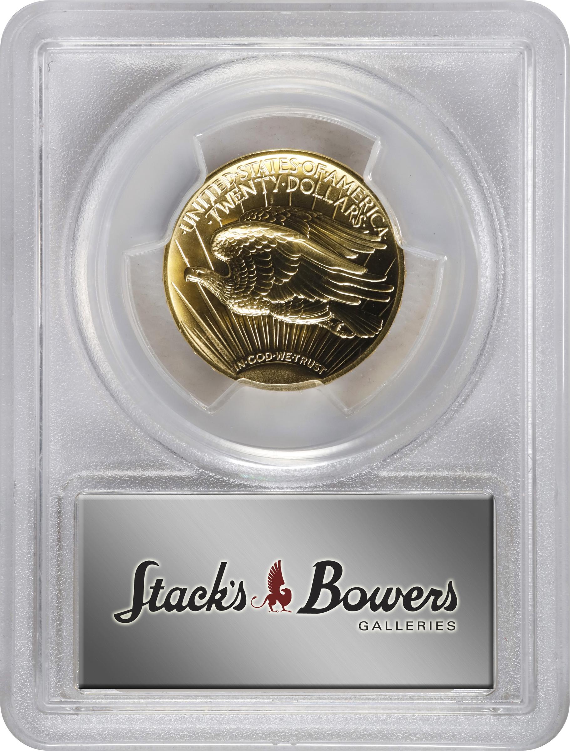 MMIX (2009) Ultra High Relief $20 Gold Coin. MS-70 PL (PCGS