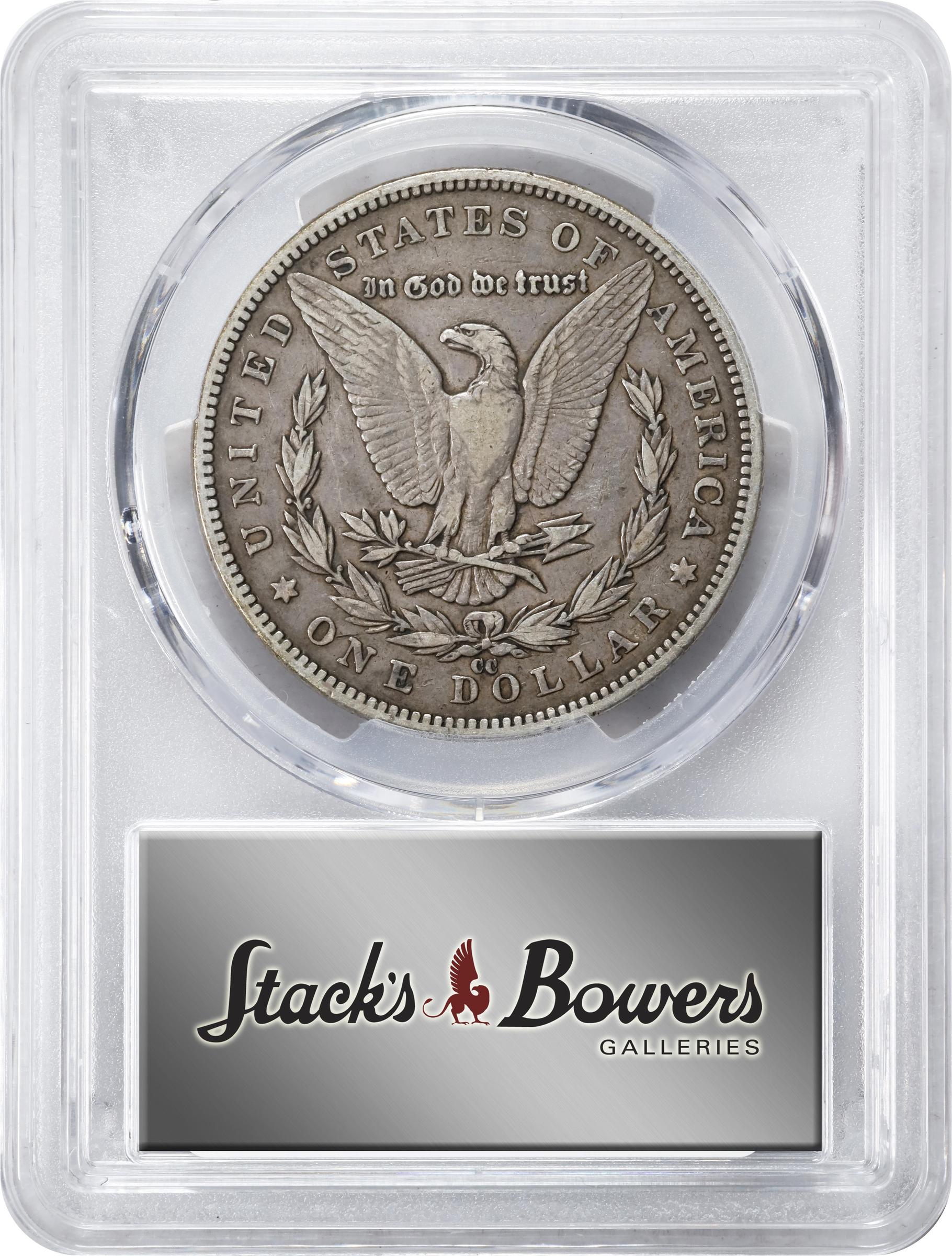 1890-CC Morgan Silver Dollar. VF-35 (PCGS)., VF35 - PCGS Auction