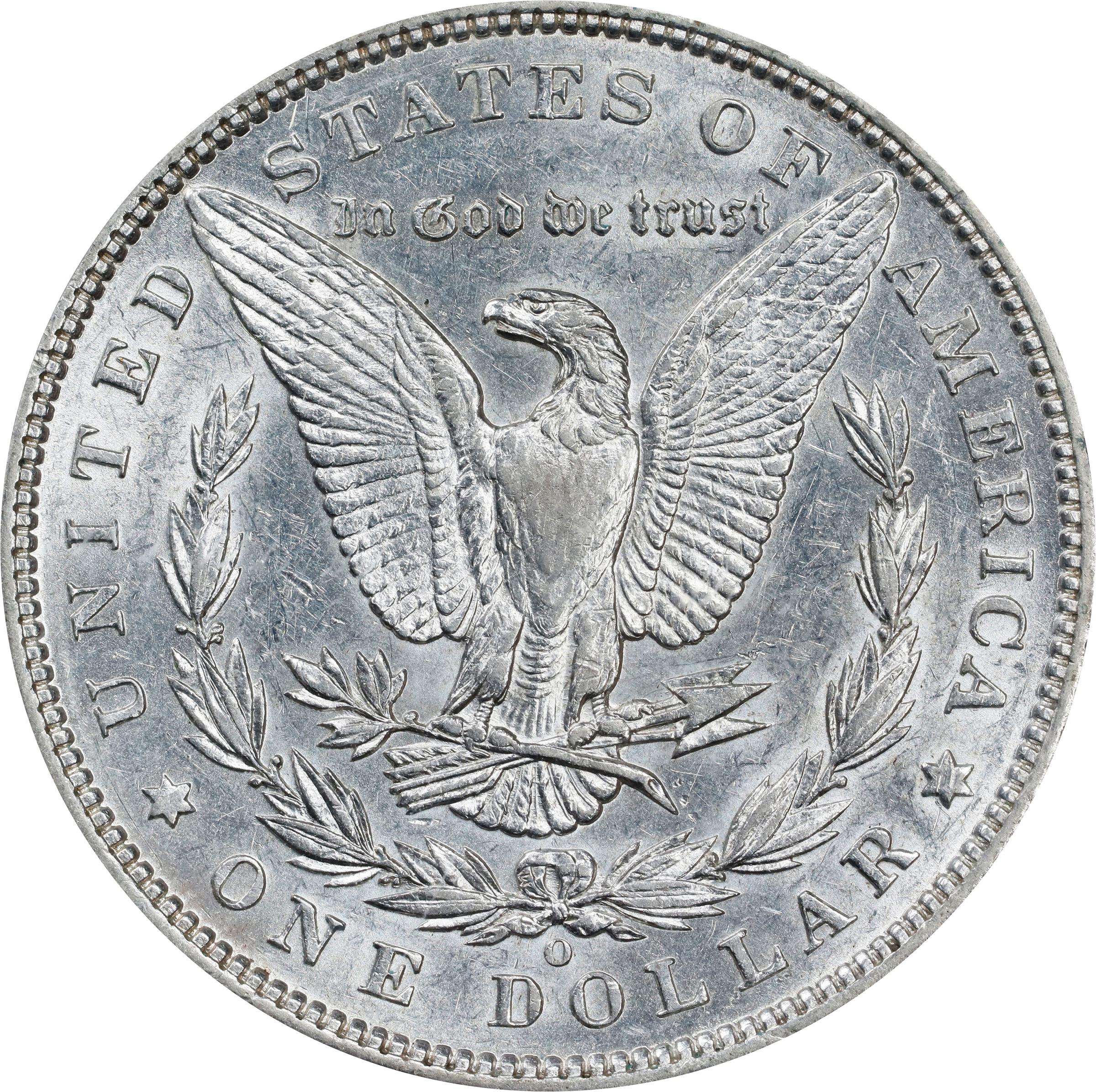 1895-O Morgan Silver Dollar. AU-50 (PCGS)., AU50 - PCGS Auction Prices