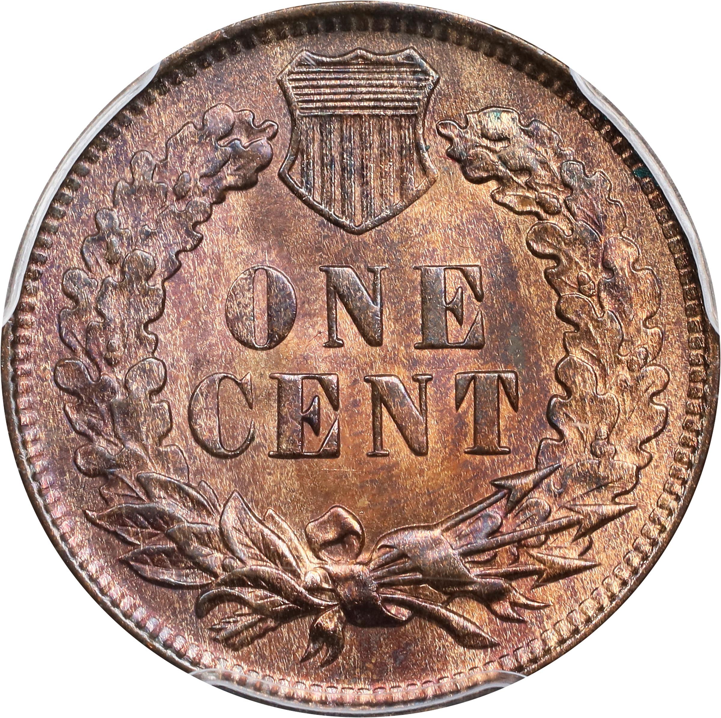 1906 Indian Cent. MS-64 RB (PCGS)., MS64RB - PCGS Auction Prices