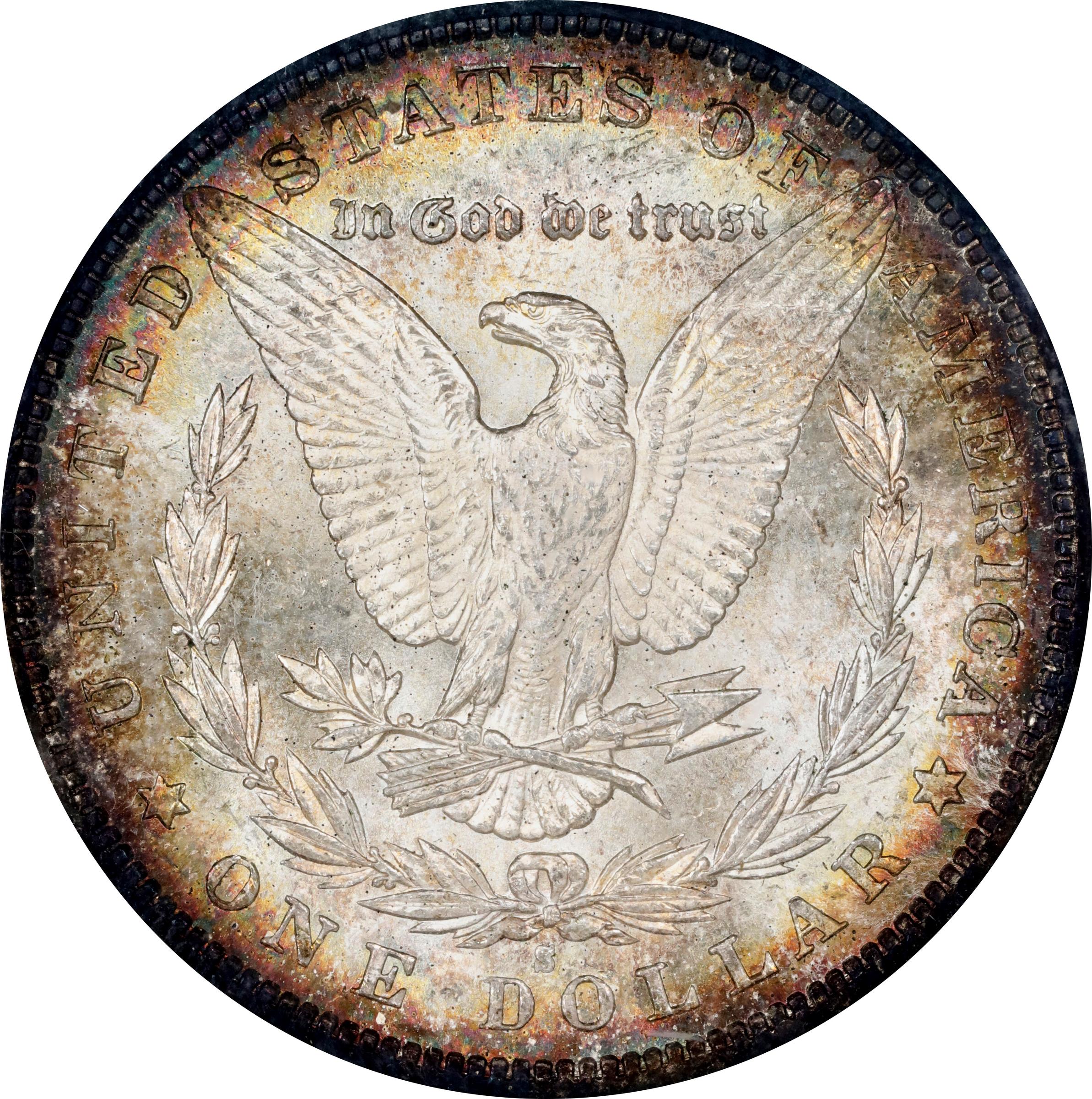 1880-S Redfield Morgan Silver Dollar. MS-62 (NGC)., MS62 - PCGS