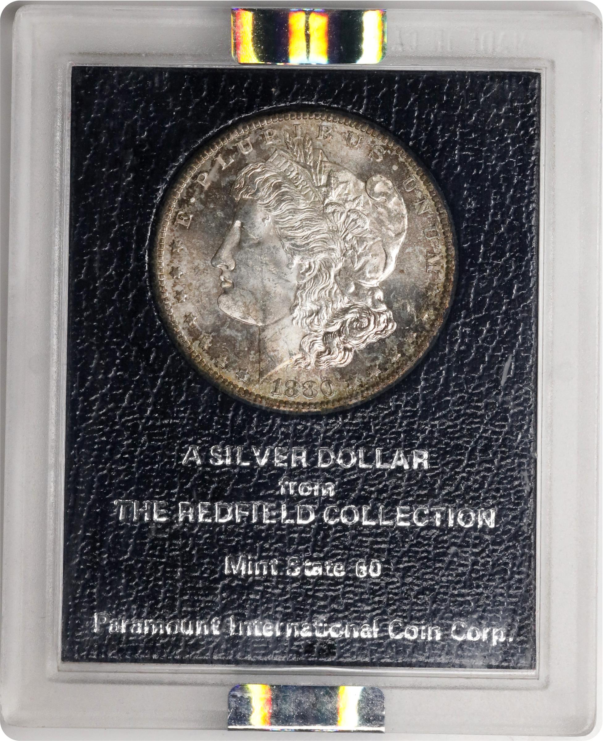 1880-S Redfield Morgan Silver Dollar. MS-62 (NGC)., MS62 - PCGS