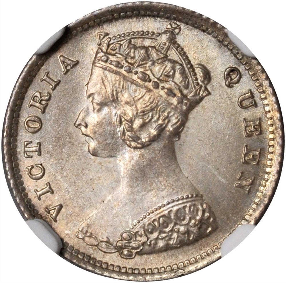 HONG KONG. 10 Cents, 1901. NGC MS-66., MS66 - PCGS Auction Prices
