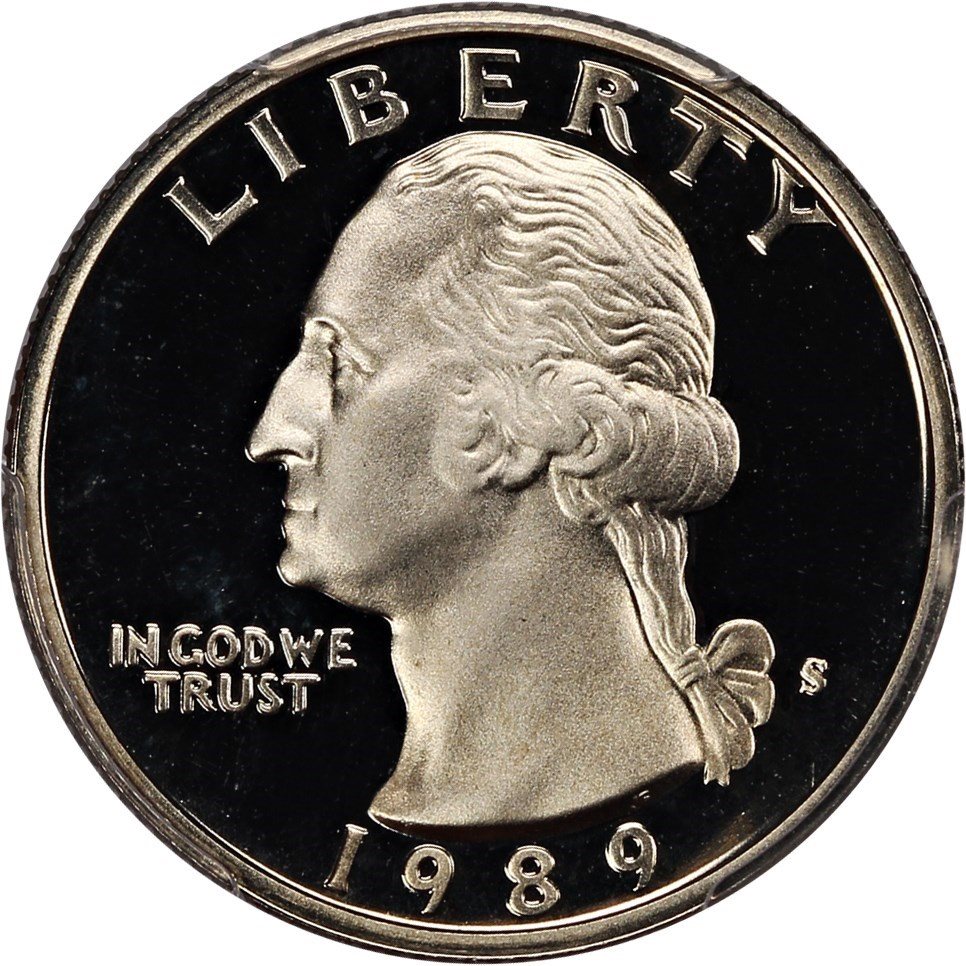 1989-S 25c PCGS Proof 70 DCAM, PR70DCAM - PCGS Auction Prices