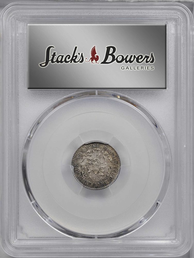 BRITISH WEST INDIES. 1/16 Dollar, 1822. PCGS MS-63 Gold Shield