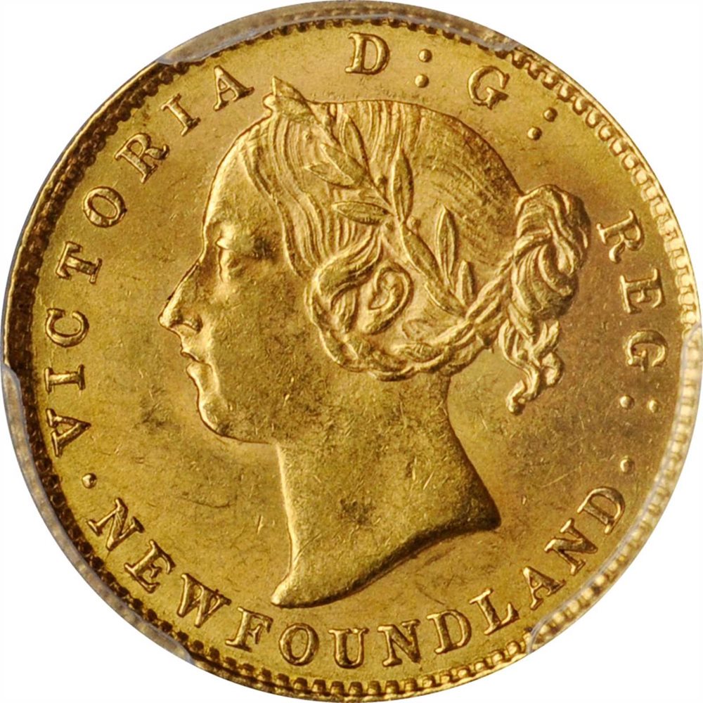 CANADA. Newfoundland. 2 Dollars, 1888. London Mint. Victoria