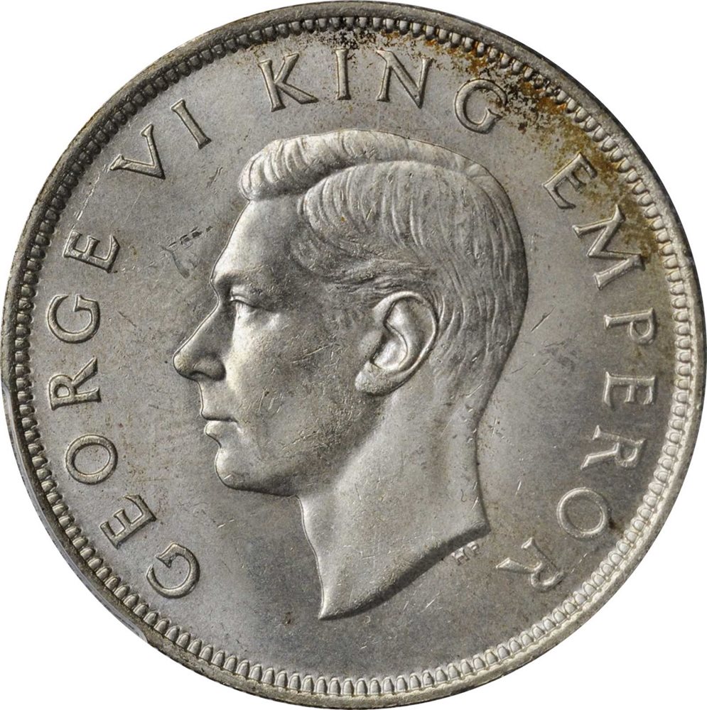NEW ZEALAND. 1/2 Crown, 1940. PCGS MS-65 Gold Shield., MS65 - PCGS