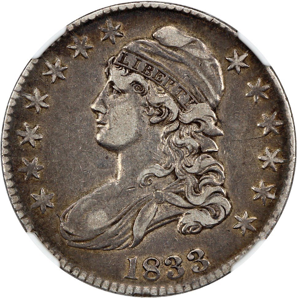 1833 50c NGC VF35, VF35 - PCGS Auction Prices