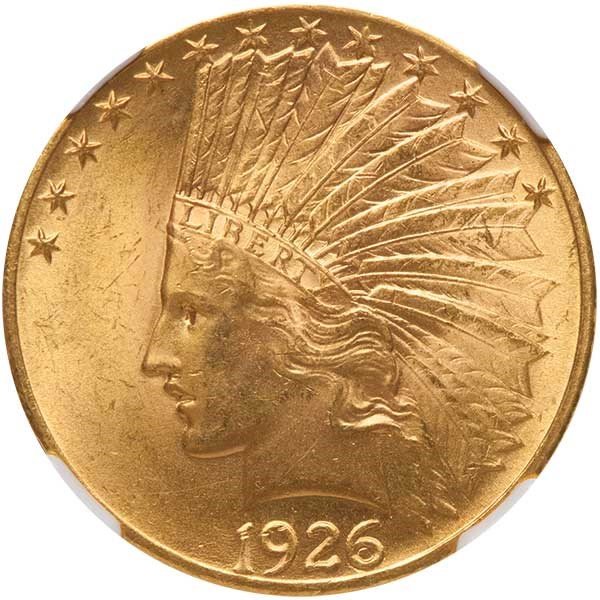 $10 1926 NGC MS65 CAC, MS65 - PCGS Auction Prices