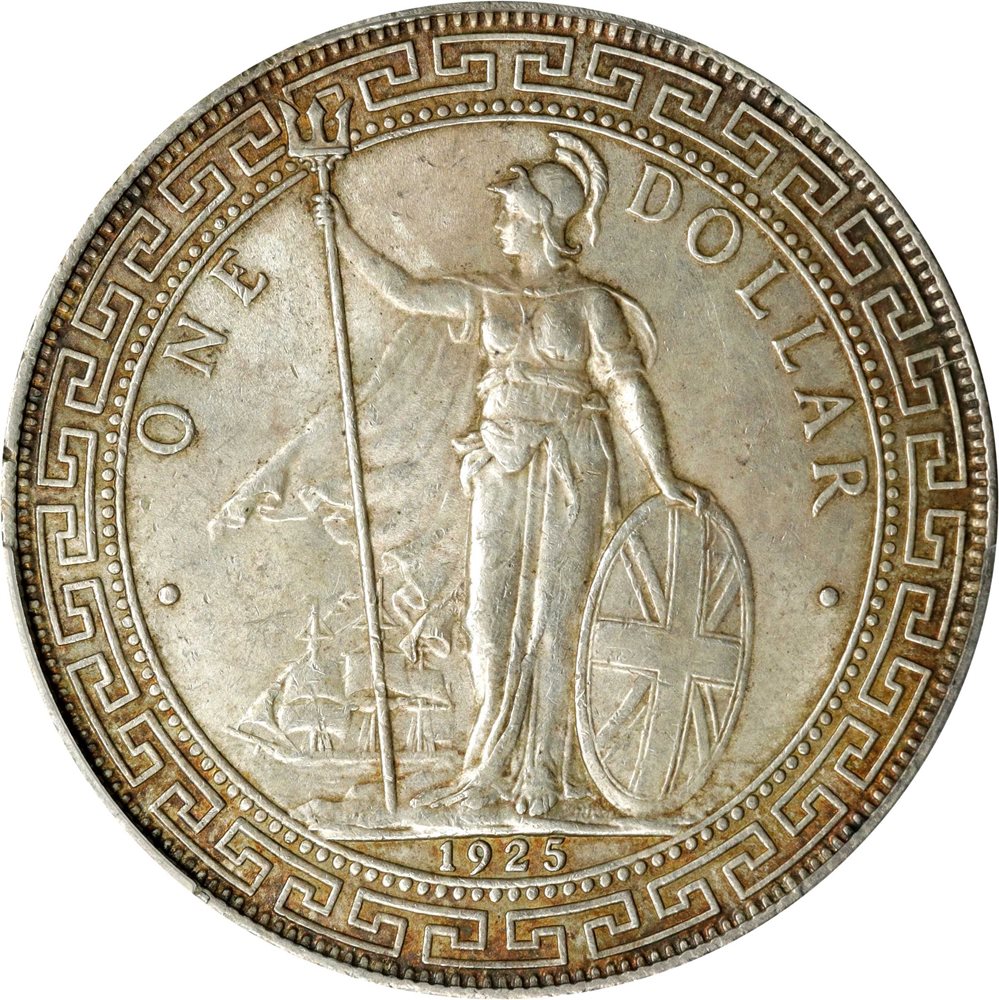 GREAT BRITAIN. Trade Dollar, 1925. London Mint. George V. PCGS MS