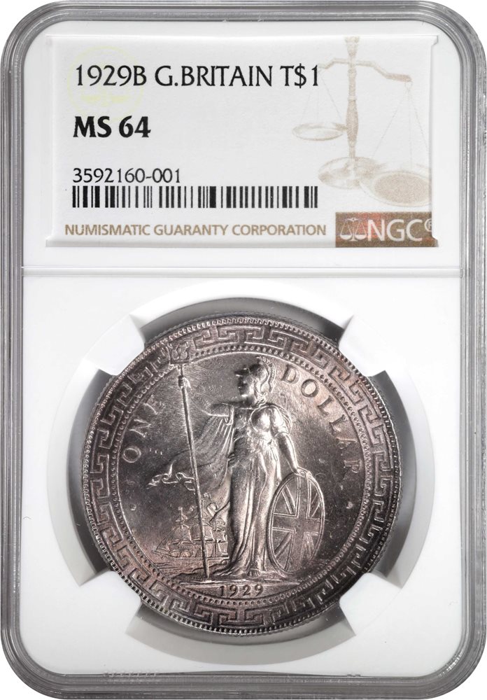 1900年 イギリス領 貿易銀貨「トレードダラー」香港版（NGC鑑定済 ） 1900年 イギリス領 貿易銀貨「トレードダラー」香港版（NGC鑑定済