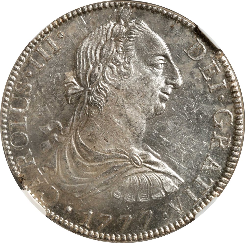MEXICO. 8 Reales, 1777-Mo FM. Mexico City Mint. Charles III. NGC