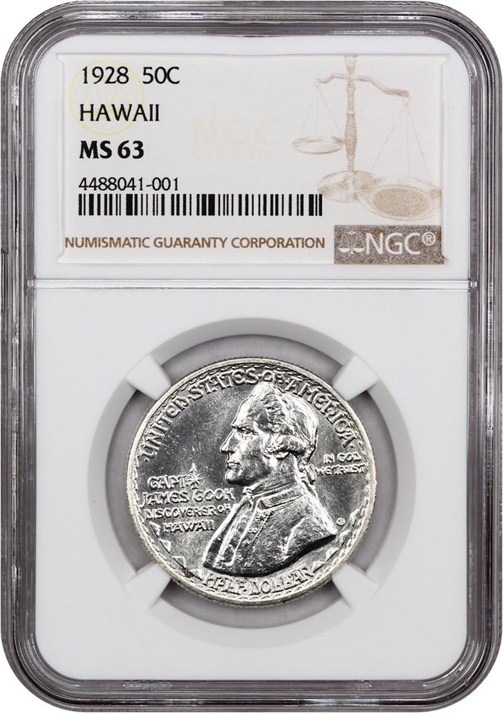 1928 Hawaiian 50c NGC MS63, MS63 - PCGS Auction Prices