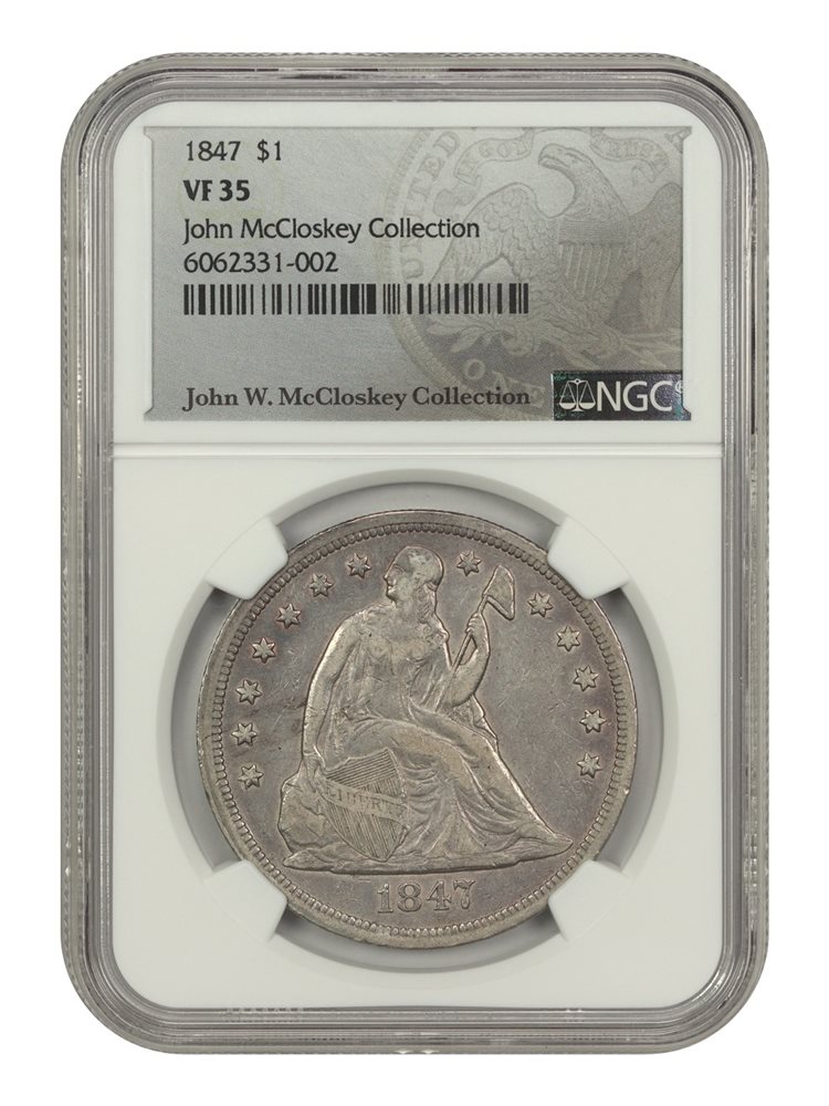 1847 $1 NGC VF35, VF35 - PCGS Auction Prices