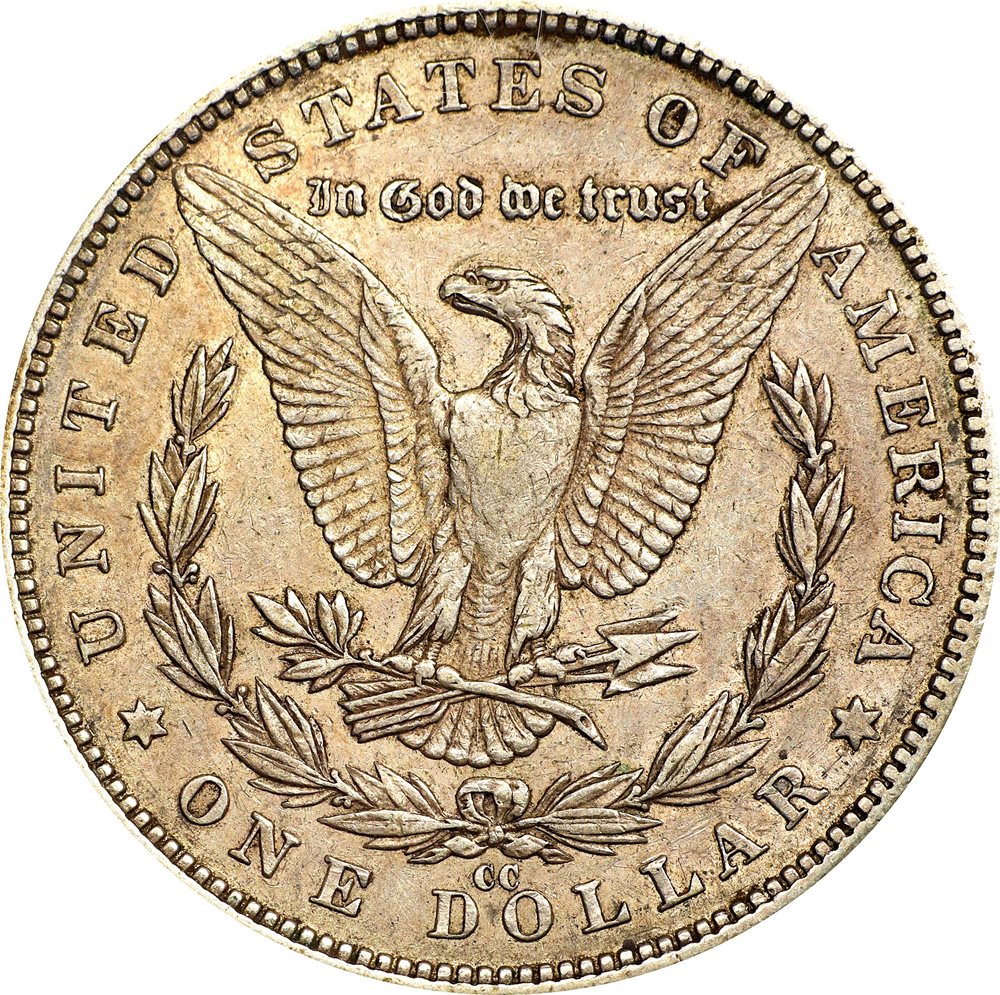 1889-CC Morgan Silver Dollar. EF-40 (PCGS). OGH., XF40 - PCGS