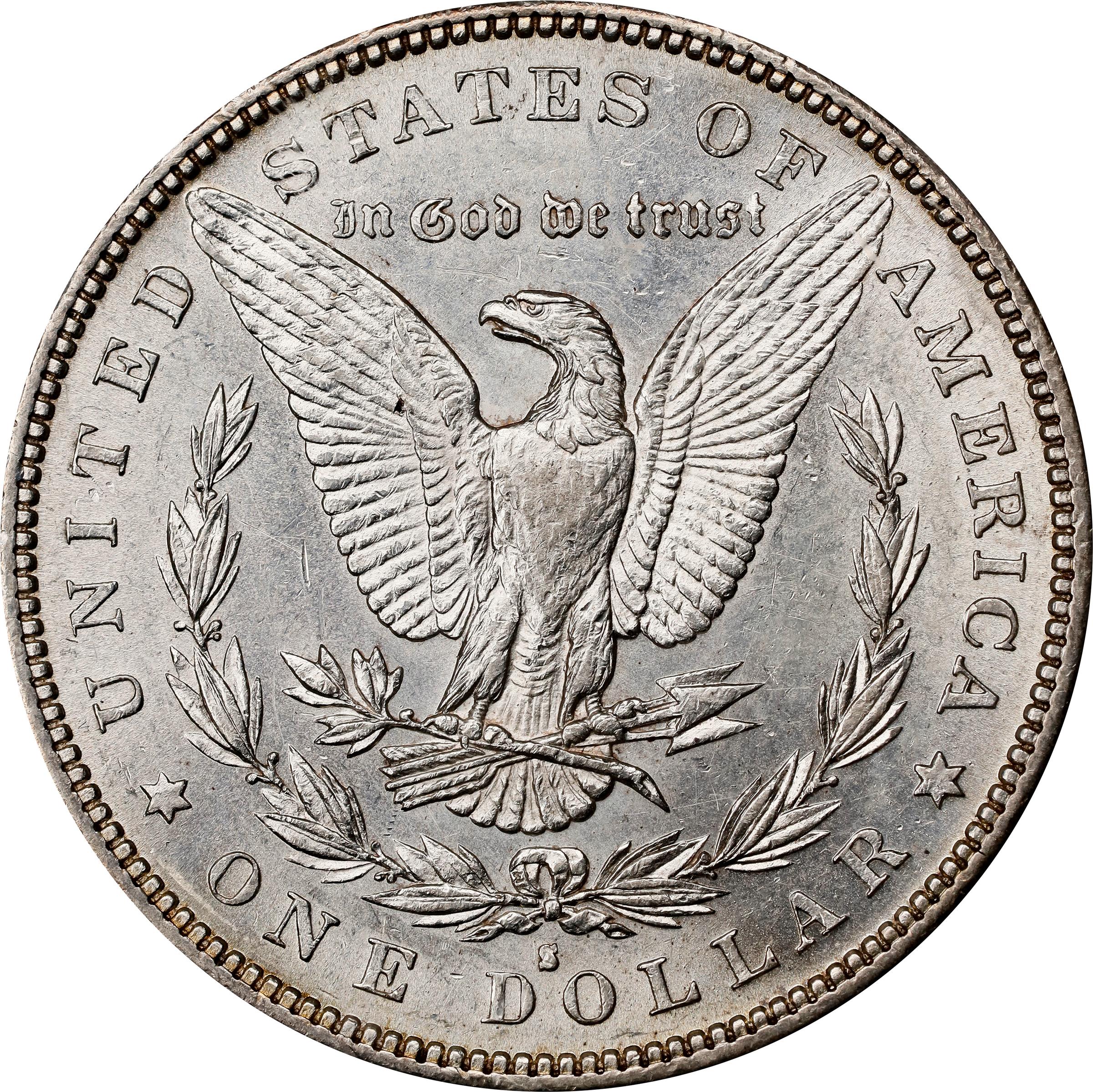 1883-S Morgan Silver Dollar. AU-55 (PCGS)., AU55 - PCGS Auction Prices