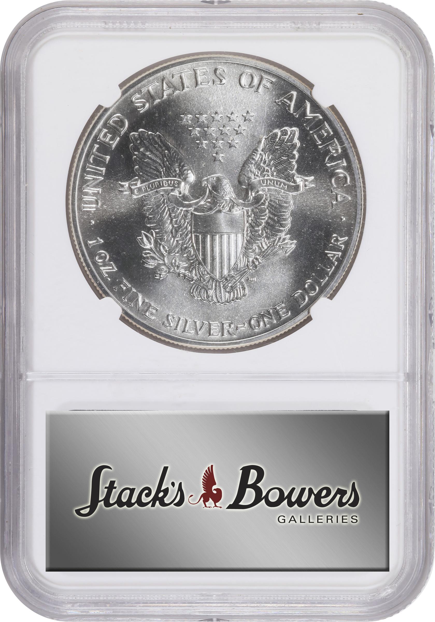 1989 Silver Eagle. MS-69 (NGC)., MS69 - PCGS Auction Prices