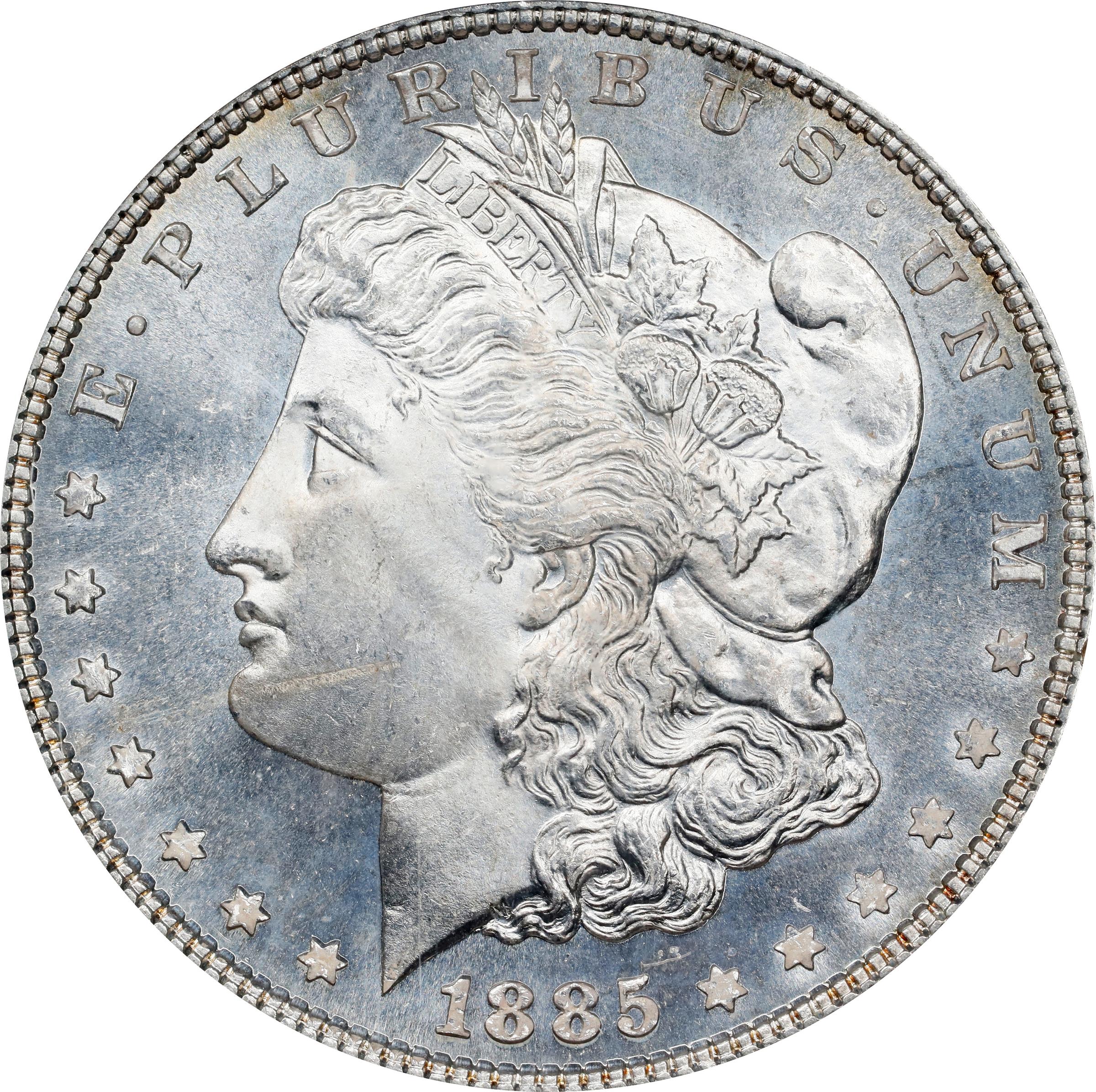 1885 Morgan Silver Dollar. MS-65 PL (PCGS)., MS65PL - PCGS Auction