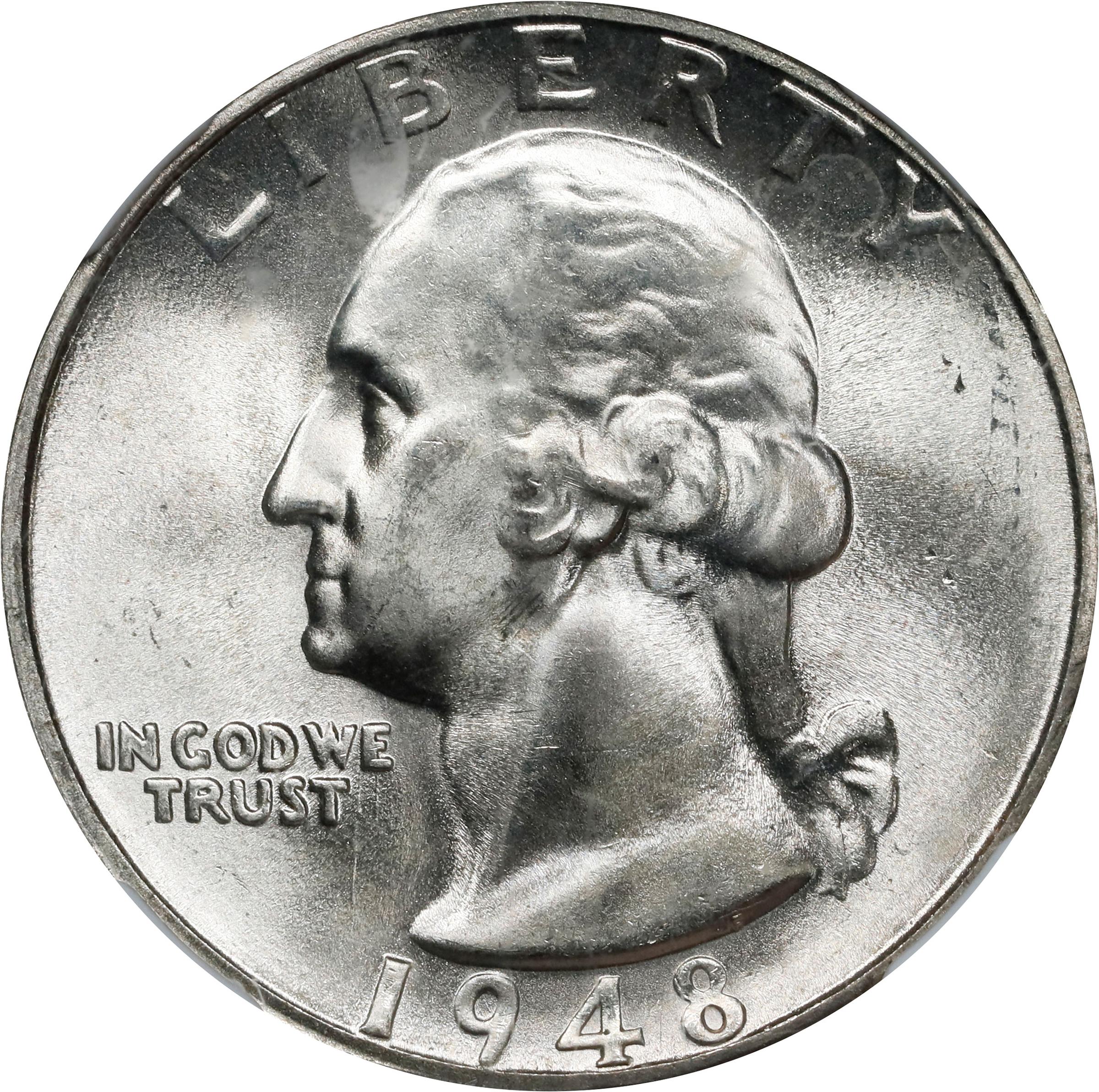 1948-S Washington Quarter. MS-65 (NGC)., MS65 - PCGS Auction Prices