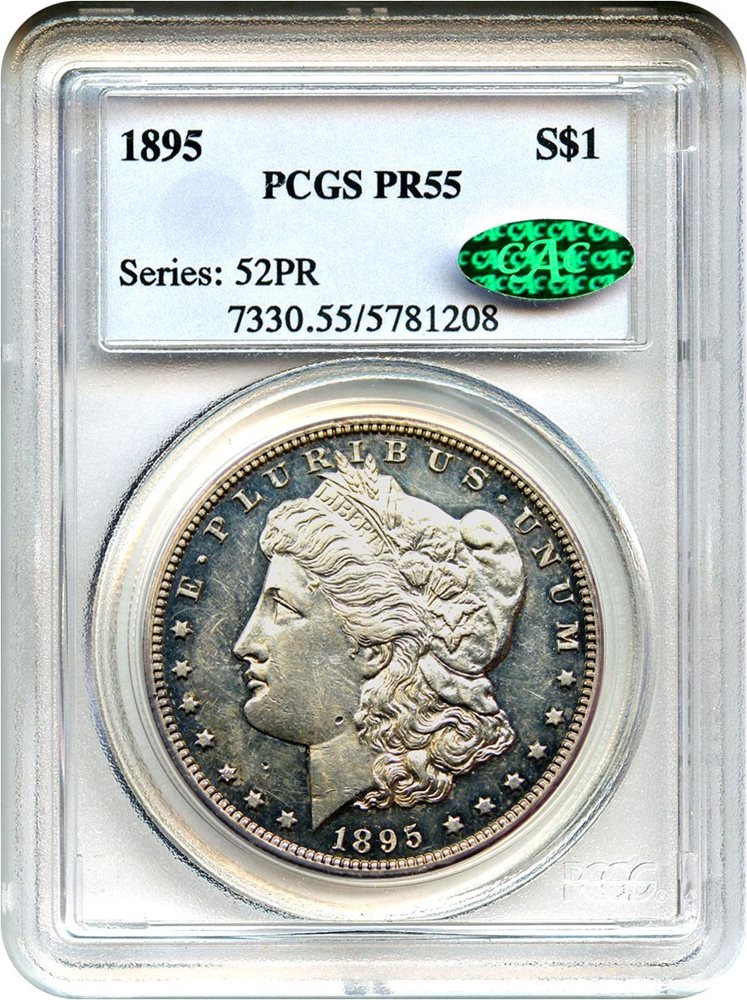 1895 $1 PCGS/CAC Proof 55, PR55 - PCGS Auction Prices