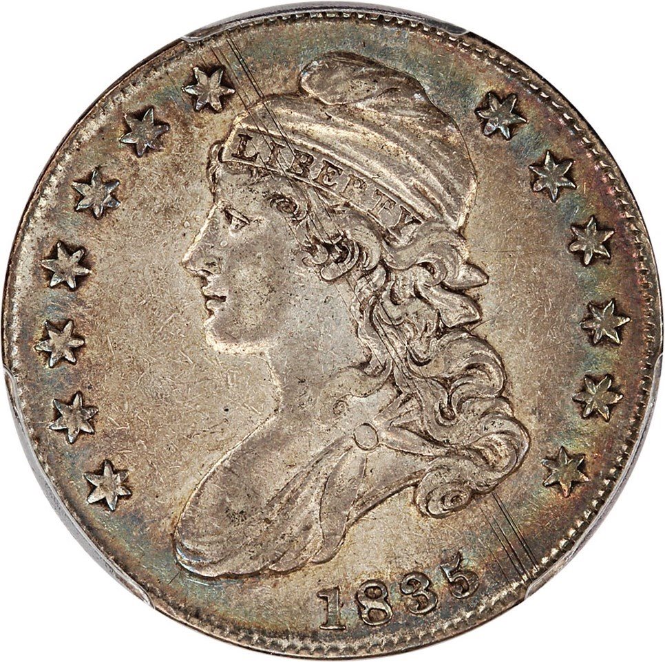 1835 50c PCGS/CAC XF45 (Overton 107), XF45 - PCGS Auction Prices