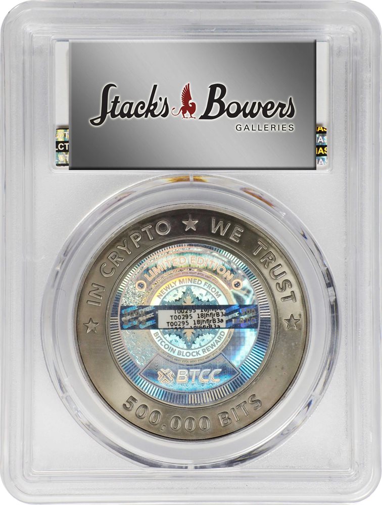 2016 BTCC 500K Bits 0.5 Bitcoin (BTC). Loaded. Firstbits