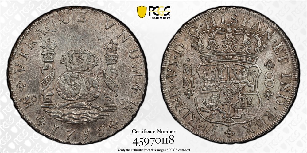 【激安通販 オンラインショップ】日用品 MEXICO. VI Ferdinand Mint. City Mexico MM. 1759-Mo Reales, 8 コレクション