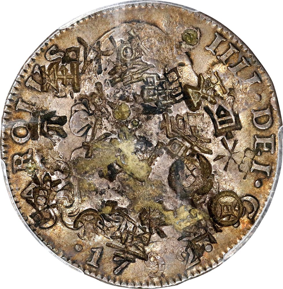 SPAIN. 4 Reales, 1792-M MF. Madrid Mint. Charles IV. PCGS Genuine