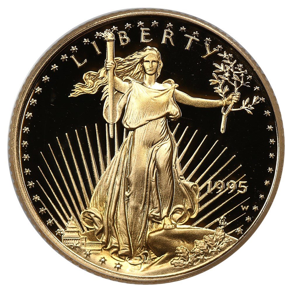 1995-W Gold Eagle $5 PCGS Proof 69 DCAM, PR69DCAM - PCGS Auction