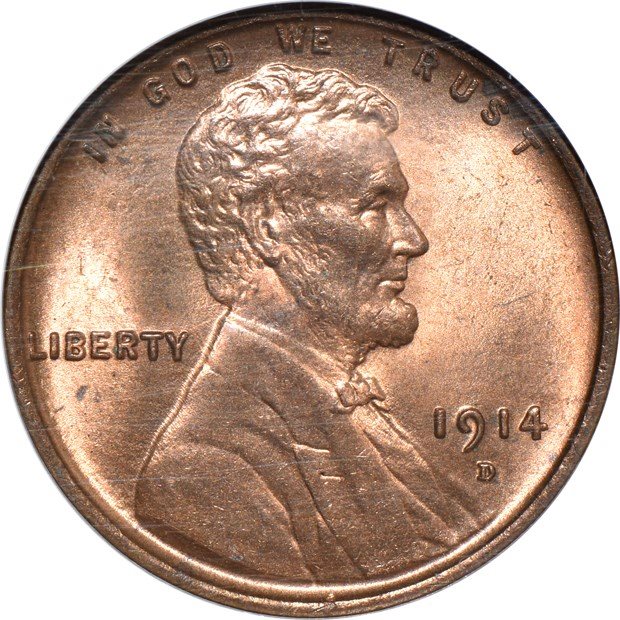 1914-D NGC MS-65 RD, MS65RD - PCGS Auction Prices