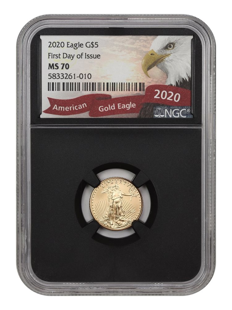 最高評価 NGC MS70 5ルーブル 沿ドニエストル トランスニストリア 2020 Gold Eagle $5 NGC MS70 (First Day of Issue), MS70 - PCGS