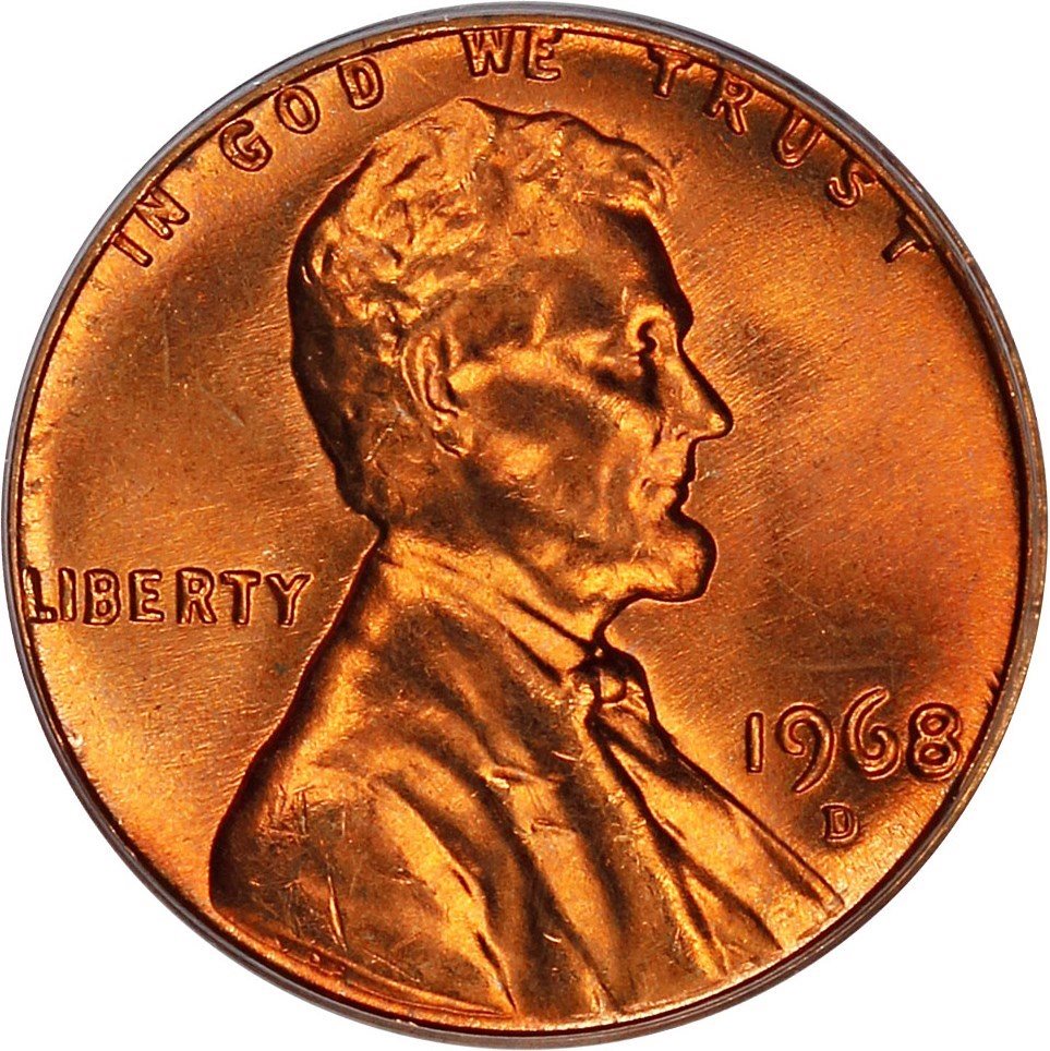 1968-D 1c PCGS MS66 RD ex: Jack Lee, MS66RD - PCGS Auction Prices