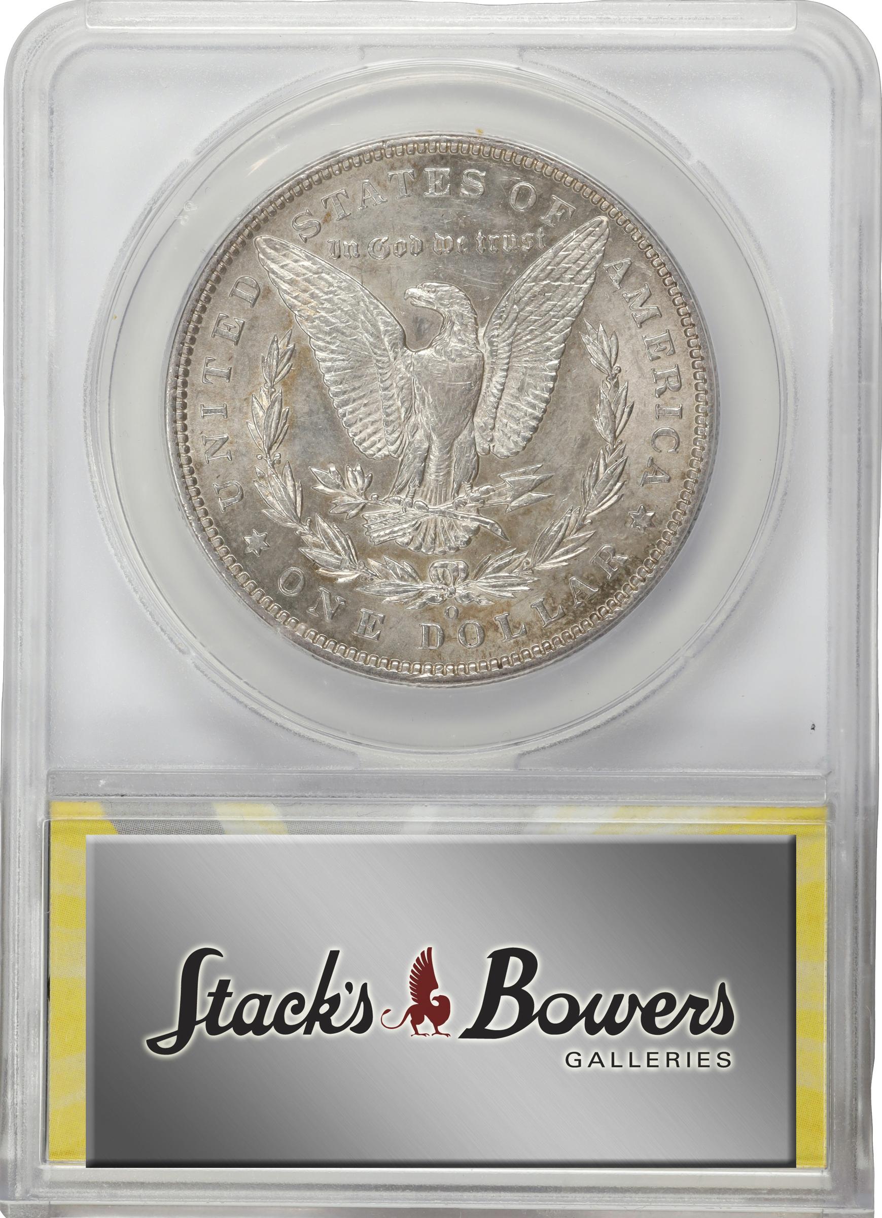 1895-O Morgan Silver Dollar. AU-58 (ANACS)., AU58 - PCGS Auction