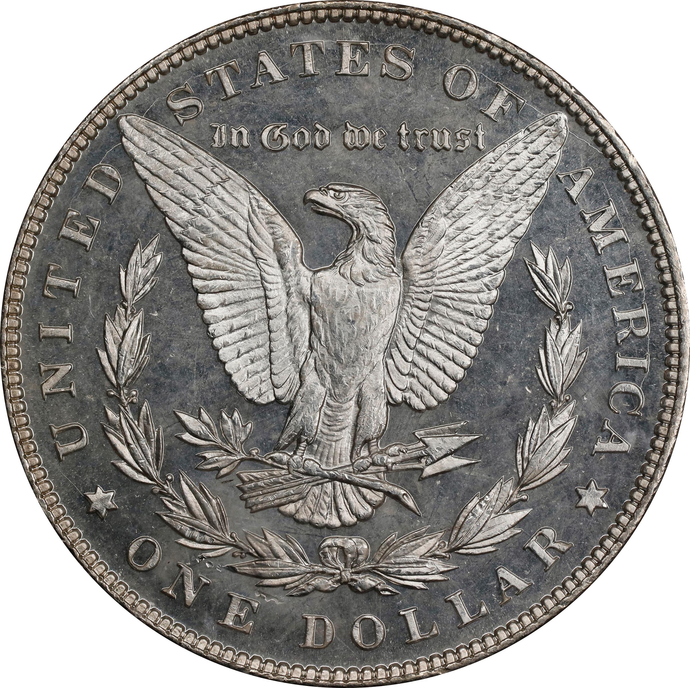1896 Morgan Silver Dollar. MS-64 DMPL (PCGS)., MS64DMPL - PCGS