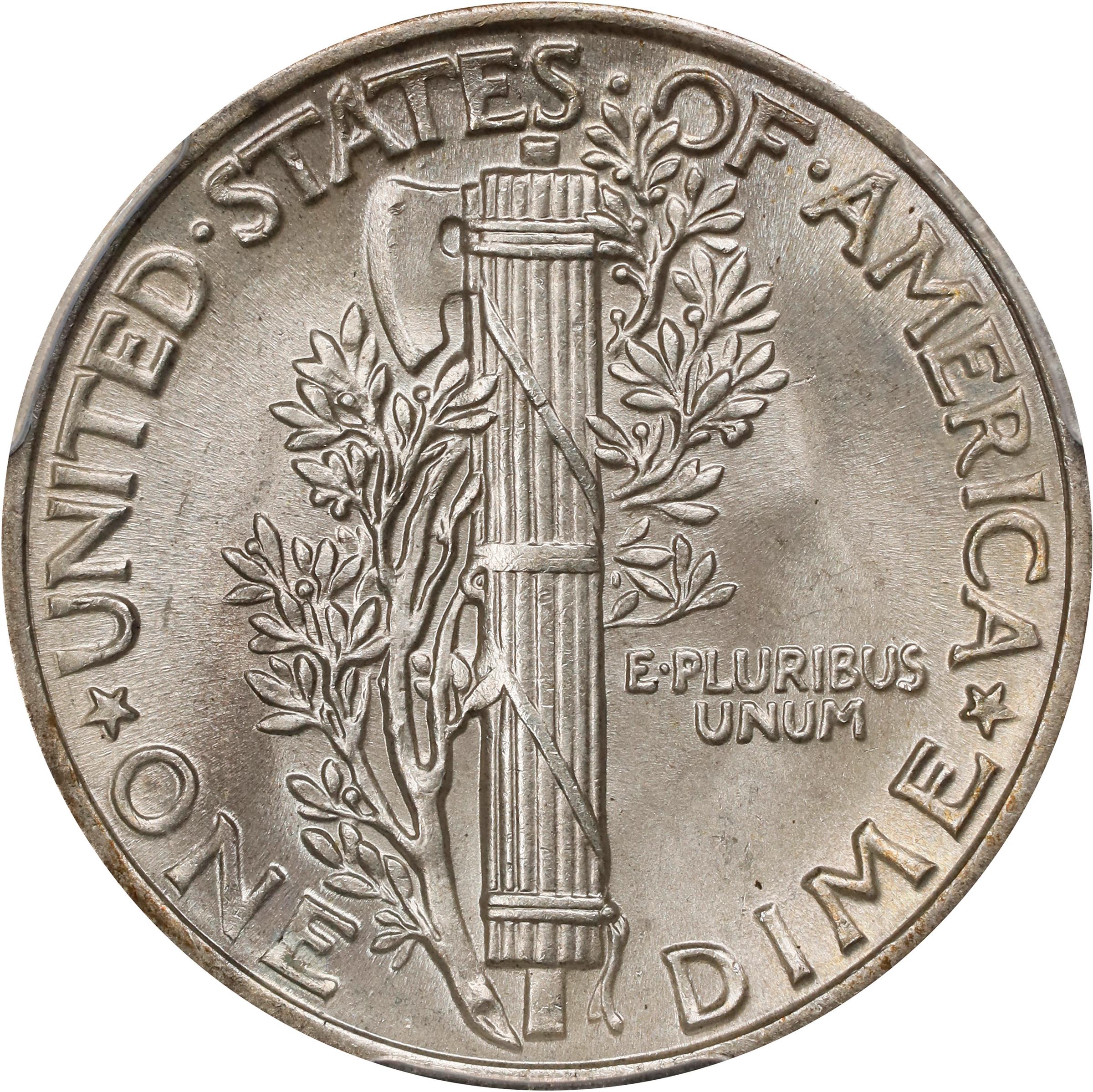 1944 Mercury Dime. MS-66 (PCGS)., MS66 - PCGS Auction Prices