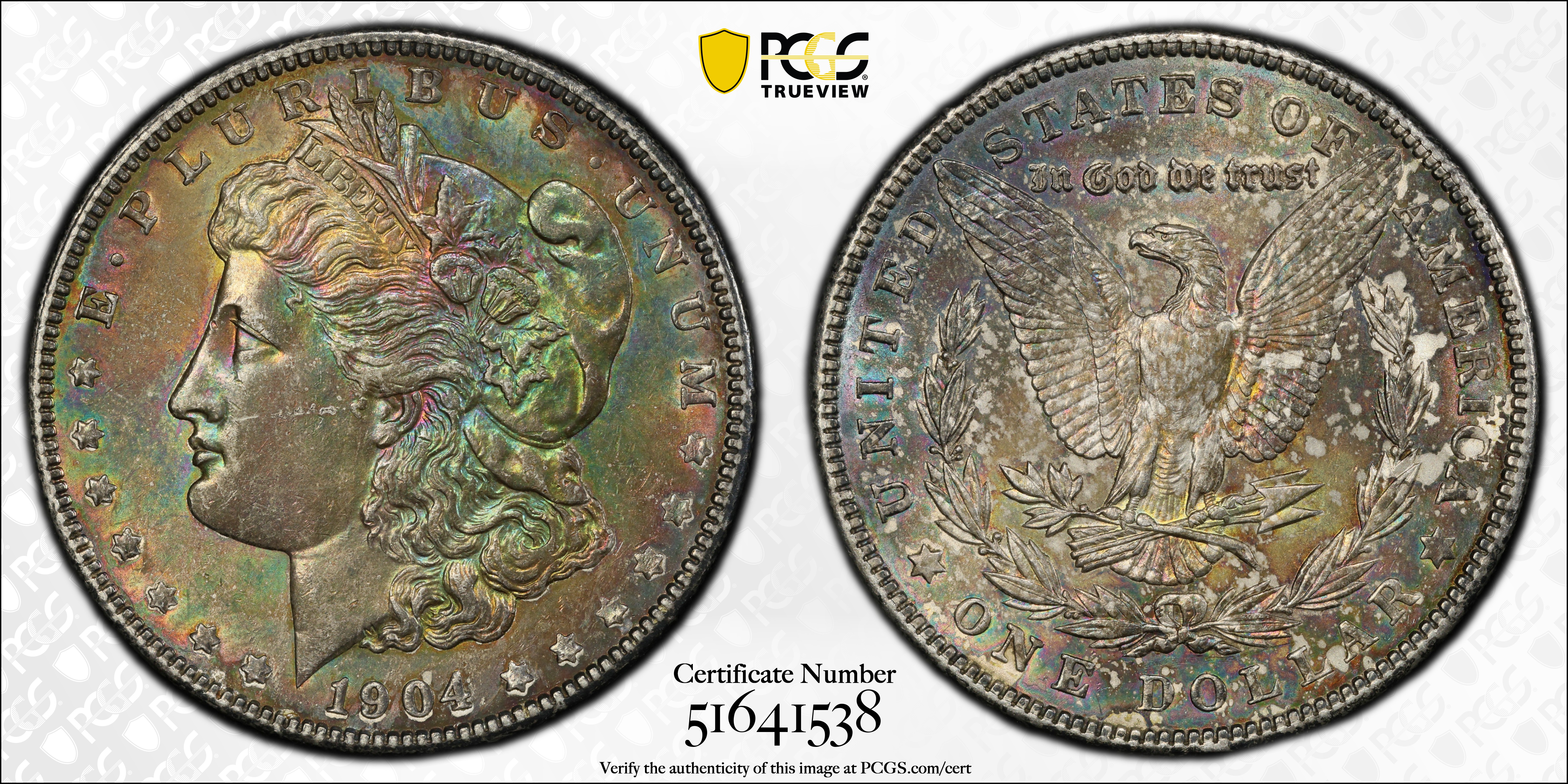 1904 Morgan Silver Dollar. MS-62 (PCGS)., MS62 - PCGS Auction Prices
