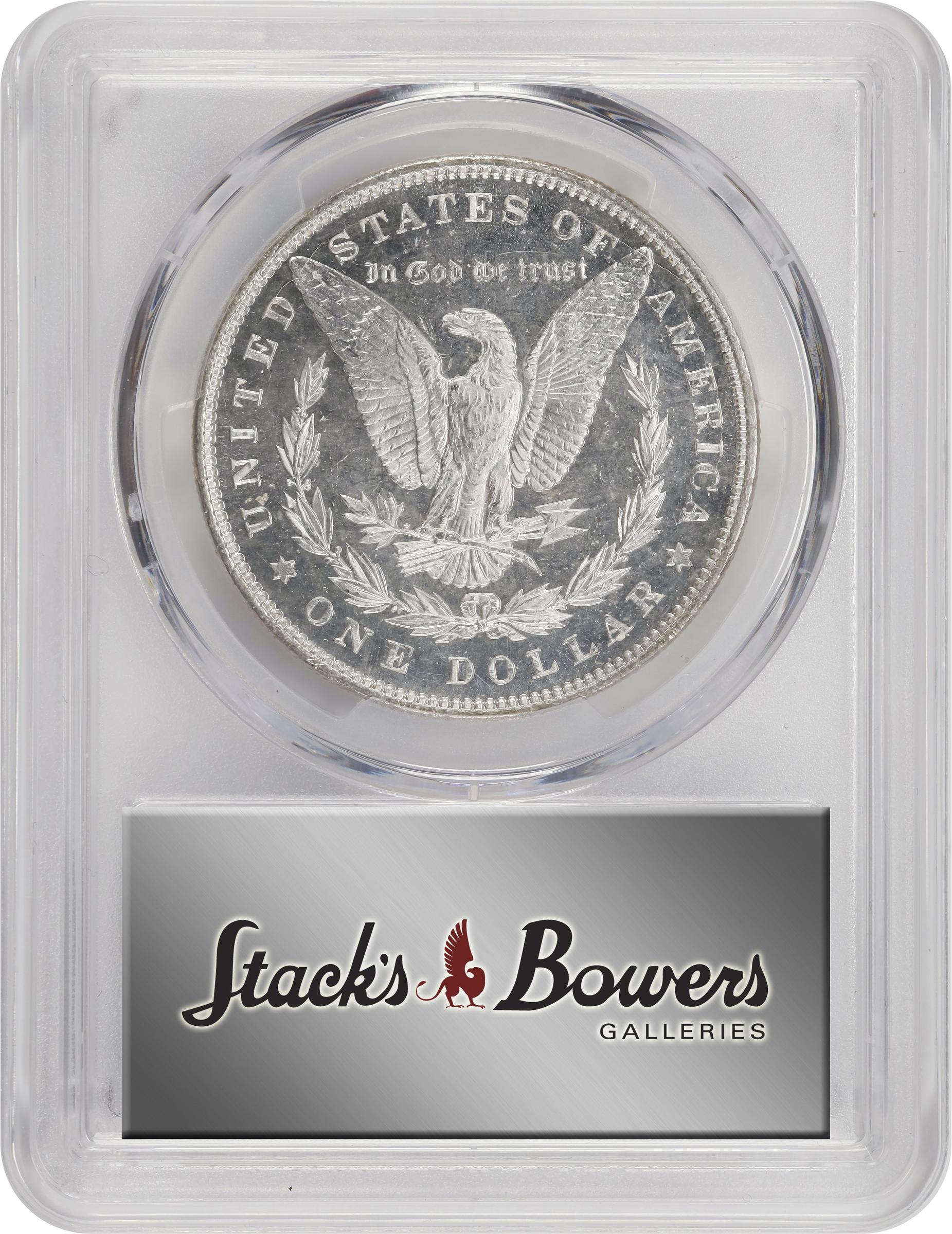 1896 Morgan Silver Dollar. MS-63+ DMPL (PCGS)., MS63+DMPL - PCGS