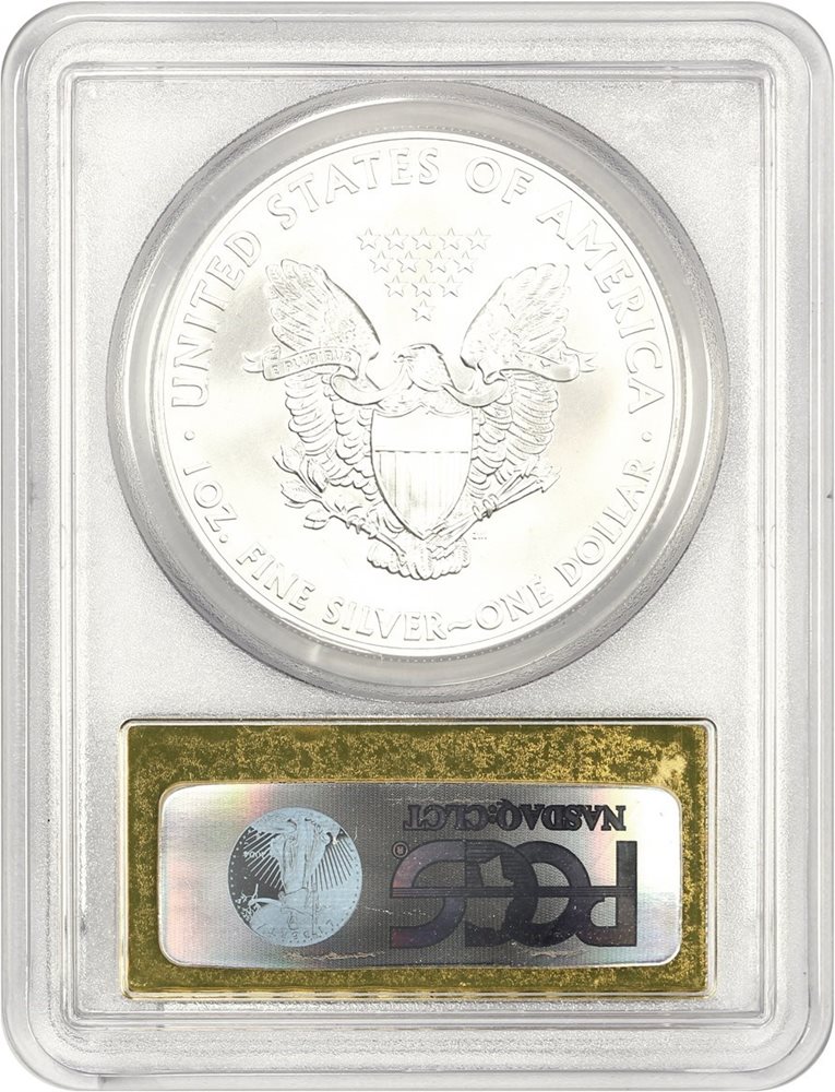2014-S Silver Eagle $1 PCGS MS69 (First Strike), MS69 - PCGS