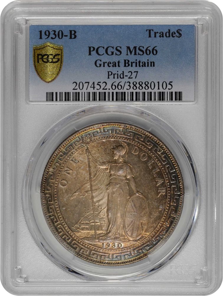 GREAT BRITAIN. Trade Dollar, 1930-B. Bombay Mint. George V. PCGS