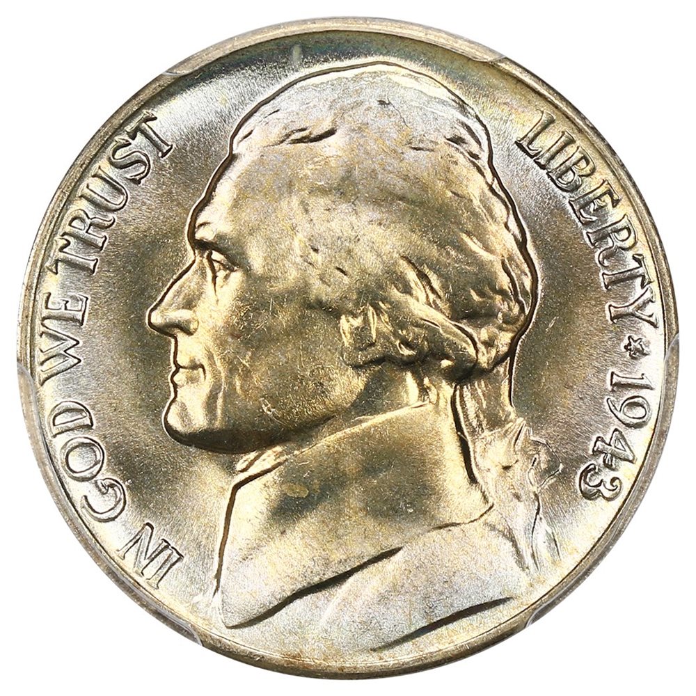 1943-D 5c PCGS MS67 FS, MS67FS - PCGS Auction Prices