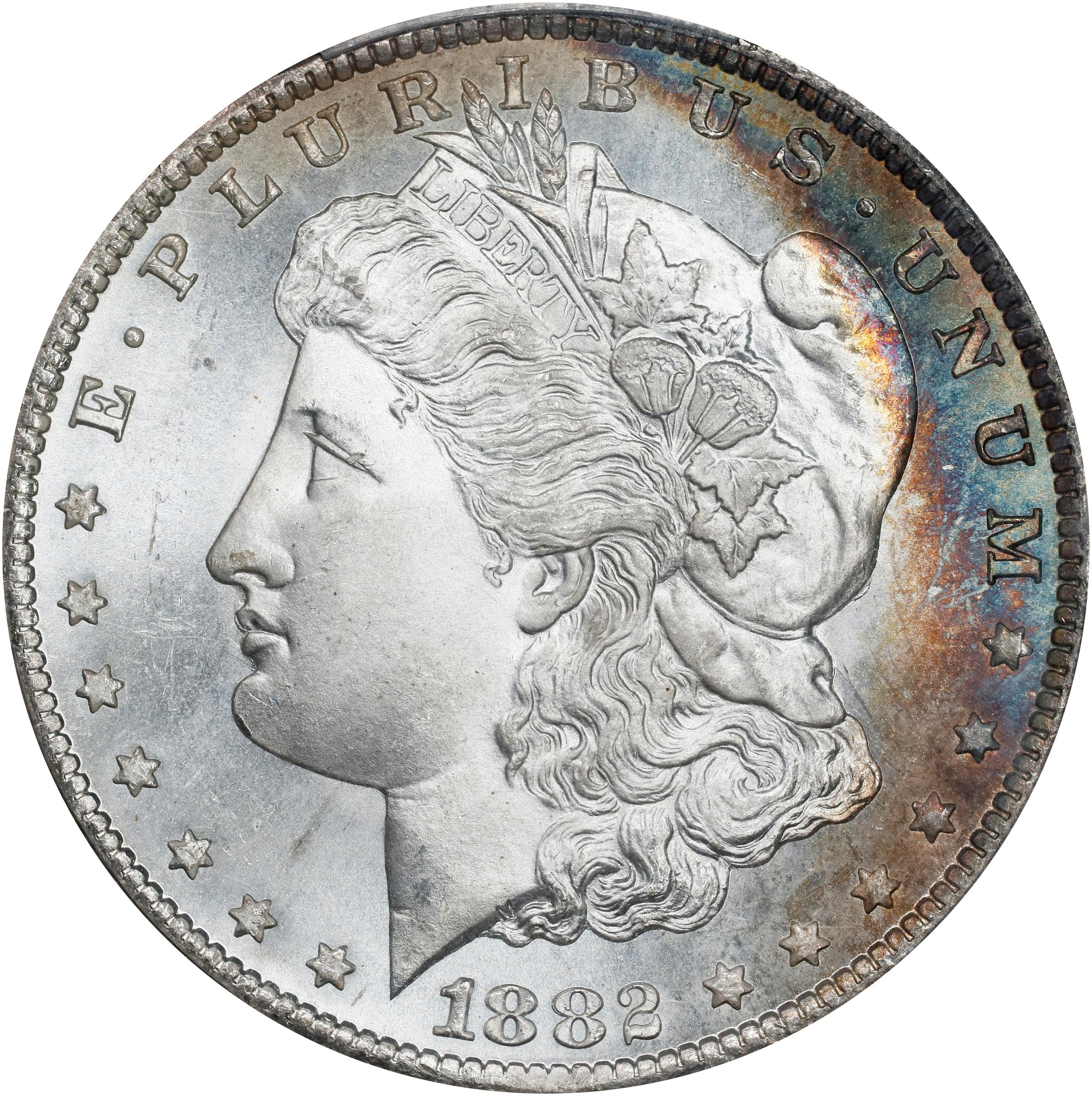 1882-CC Morgan Silver Dollar. MS-67 (PCGS). CAC., MS67 - PCGS