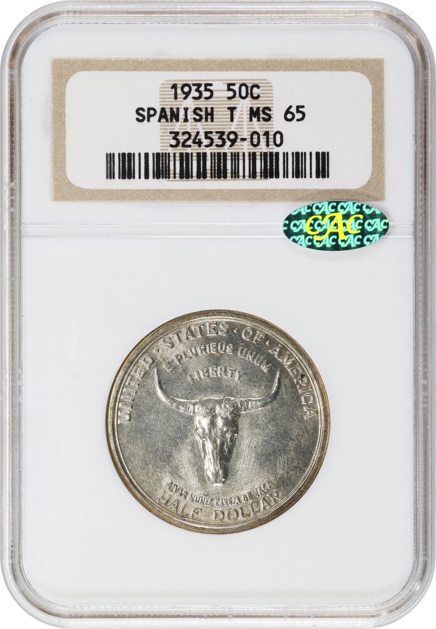 1935 Old Spanish Trail. MS-65 (NGC). CAC., MS65 - PCGS Auction Prices
