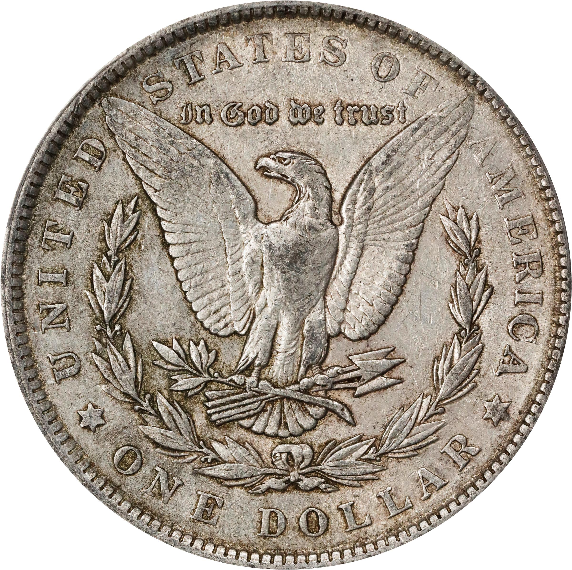 1901 Morgan Silver Dollar. AU-55 (PCGS). CAC., AU55 - PCGS Auction 1901 Morgan Silver Dollar. AU-55 (PCGS). CAC., AU55 - PCGS Auction