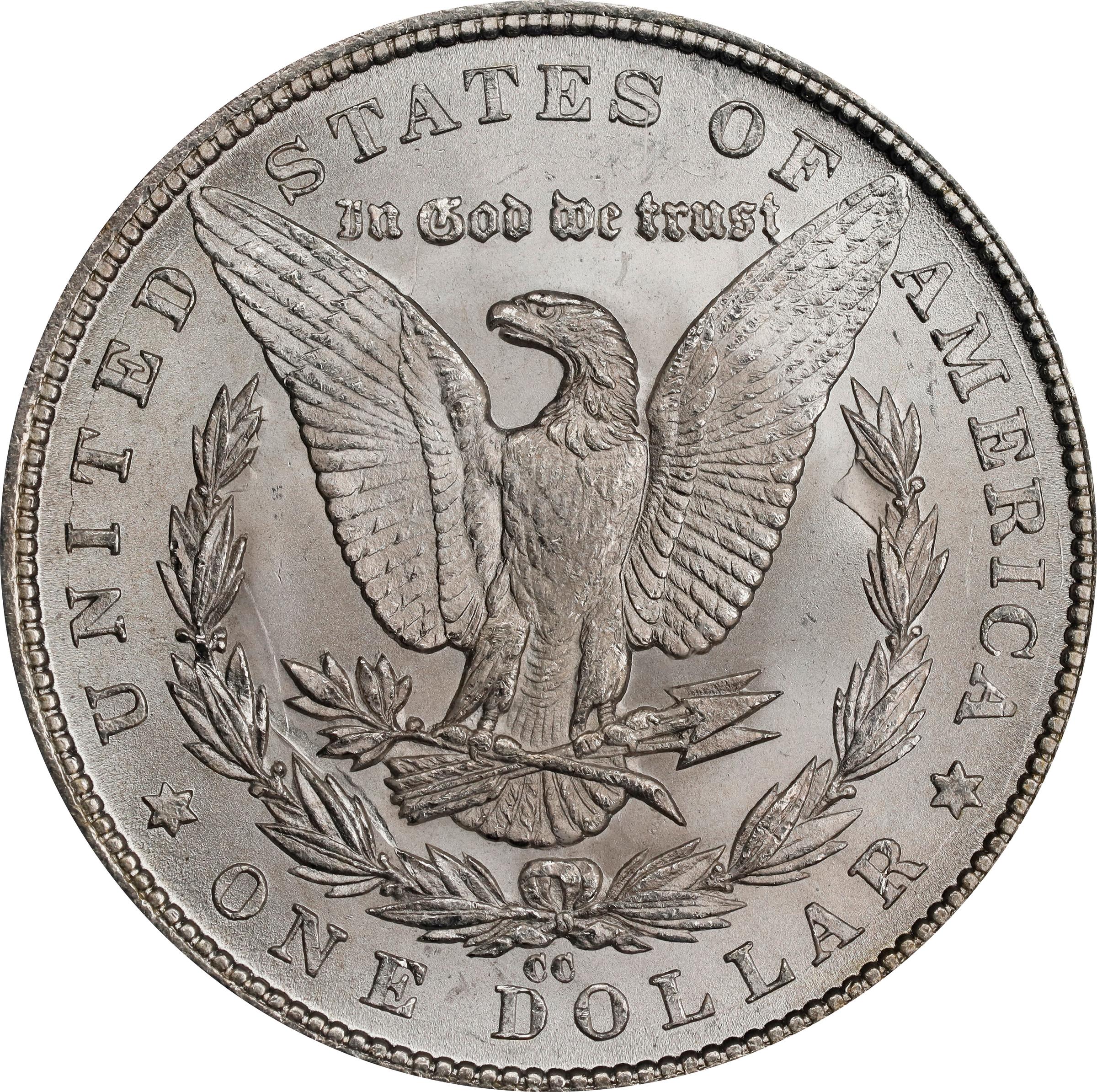 1879-CC Morgan Silver Dollar. Clear CC. MS-64 (PCGS)., MS64 - PCGS