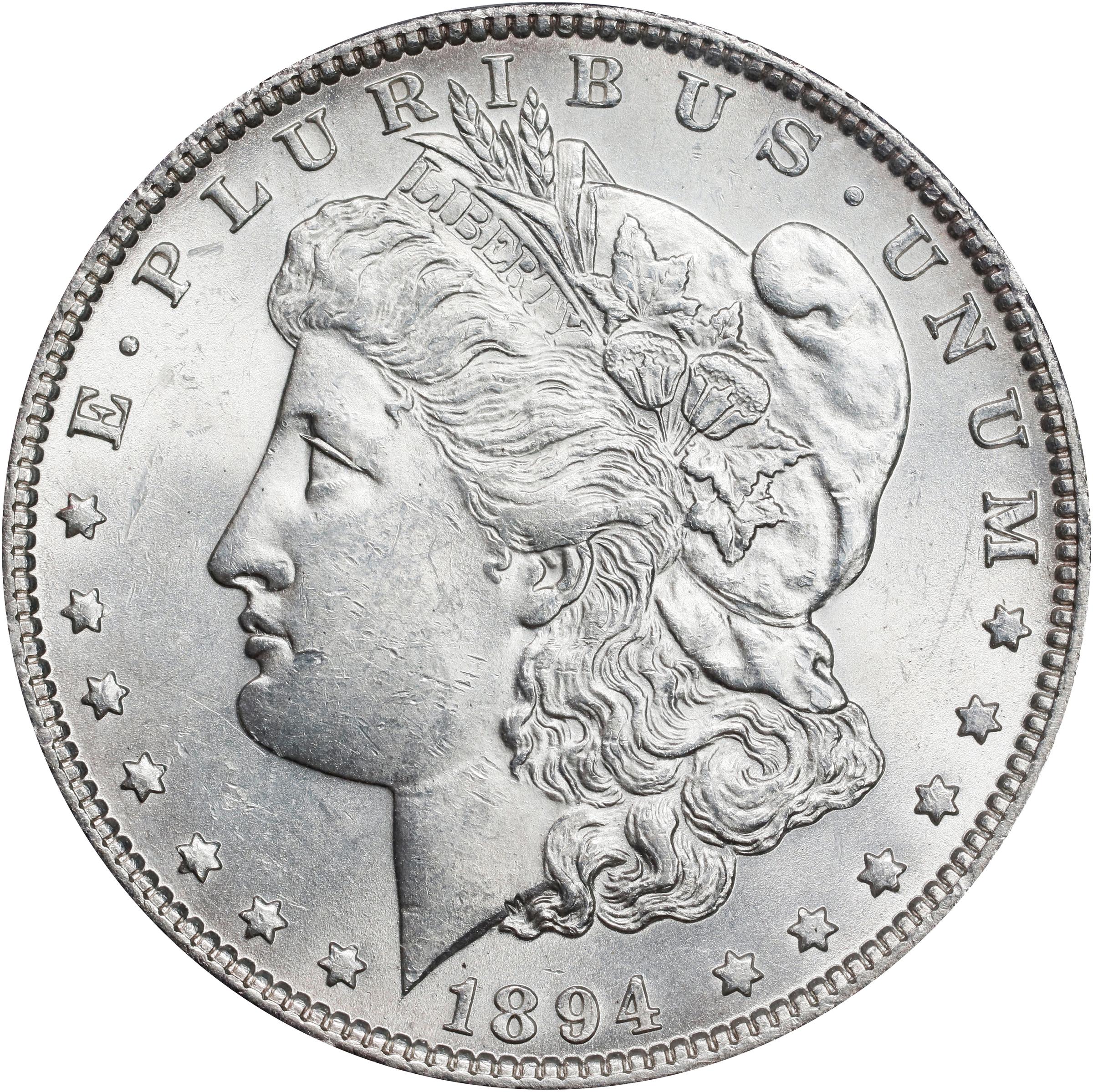 1894 Morgan Silver Dollar. MS-61 (PCGS)., MS61 - PCGS Auction Prices
