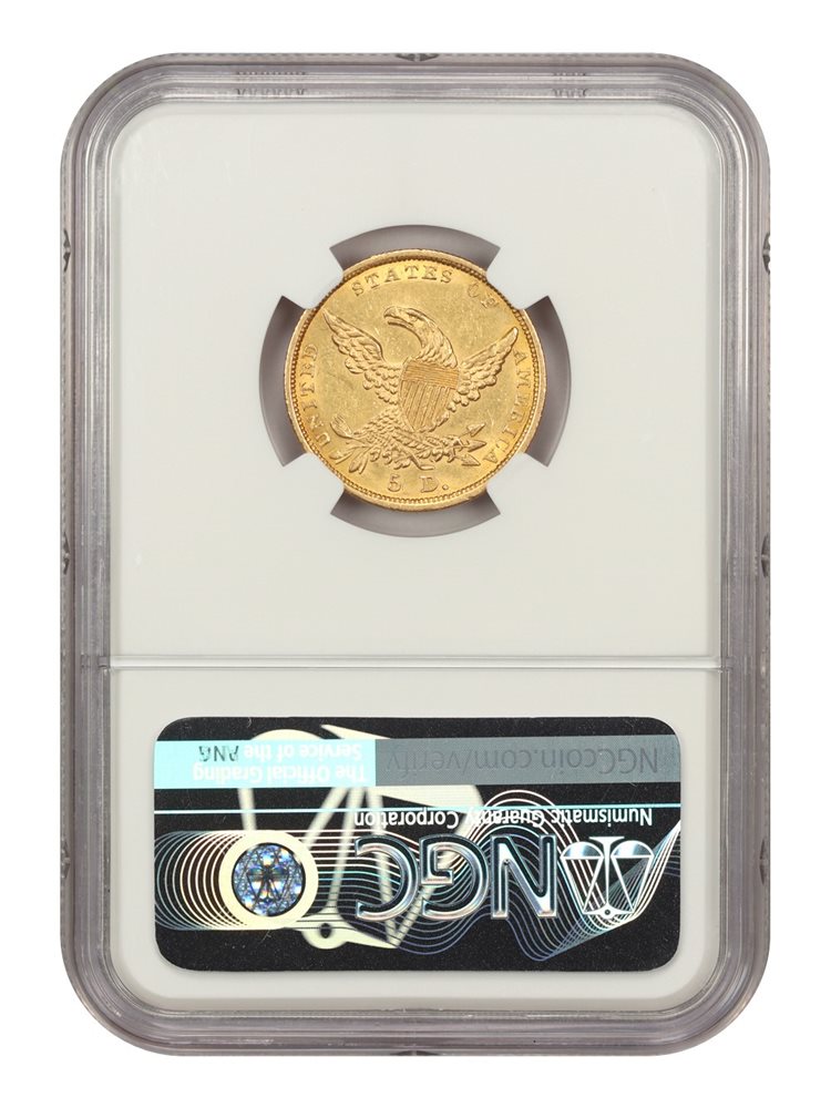 1836 $5 NGC AU58, AU58 - PCGS Auction Prices