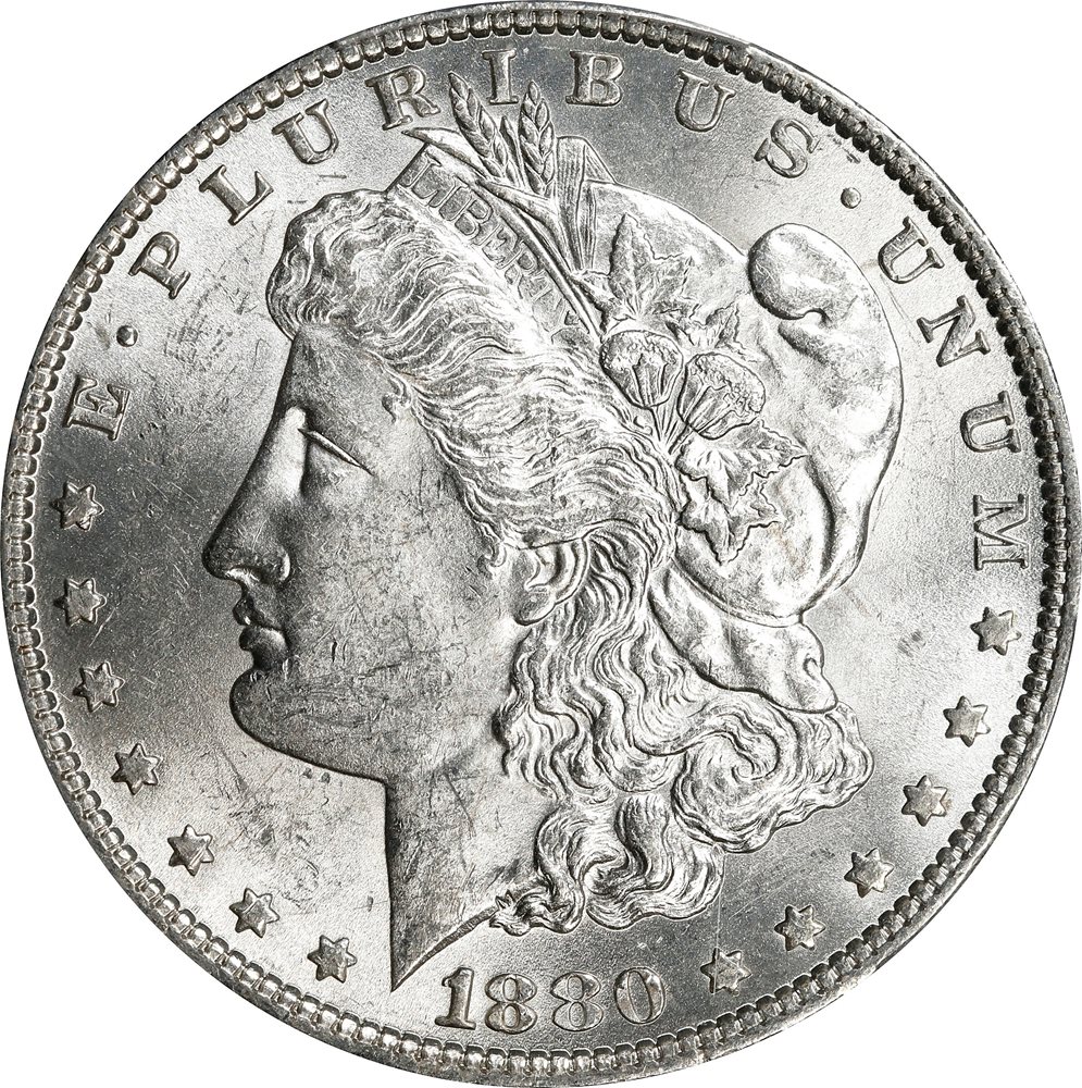 1880-O Morgan Silver Dollar. MS-61 (PCGS)., MS61 - PCGS Auction Prices
